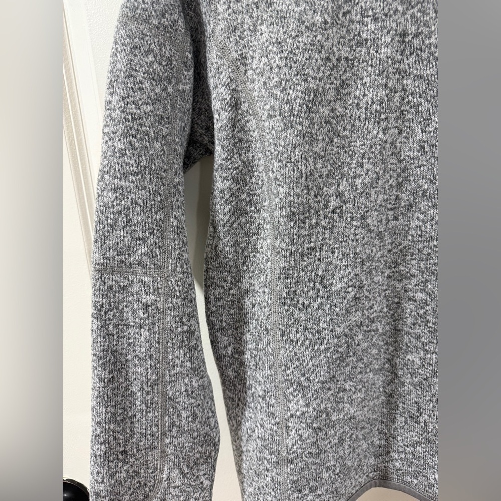 Patagonia Better Sweater Women’s Medium 1/4 Zip Gray Fleece Pullover - Picture 7 of 11